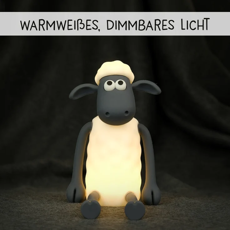 MegaLight LED Shaun das Schaf Nachtlicht RGB USB-Anschluss – Bild 2