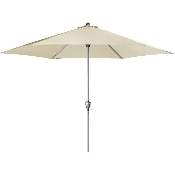 Doppler Sonnenschirm / Kurbelschirm "Active Auto Tilt 320", 320 cm Natur – Bild 1