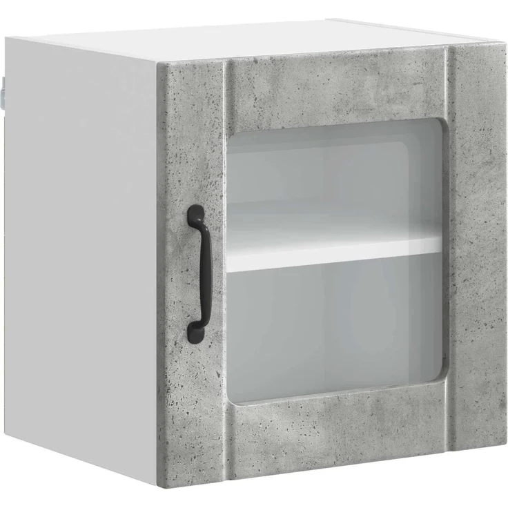Hängeschrank, Küchenschrank Beton Grau 40 x 31 x 40 cm Holzwerkstoff – Bild 1