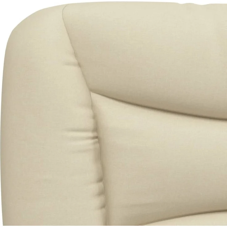 vidaXL Kopfteil-Kissen Creme 180 cm Stoff – Bild 6