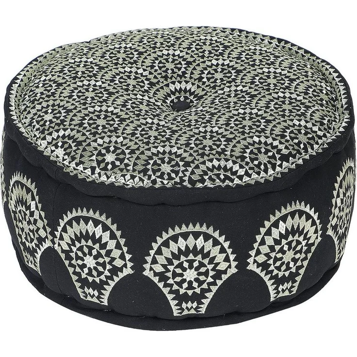 Marrakesch Orient & Mediterran Interior Pouf Marokkanischer Pouf Hocker Deko Amaya (1-St), Handarbeit – Bild 5