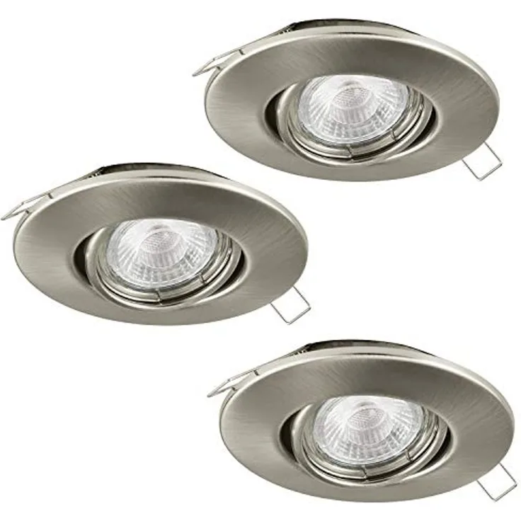 Eglo 95899 Einbauleuchte PENETO 1 Ø 10,8cm in nickel-matt