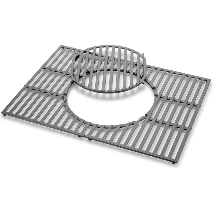 Weber Grillroste für Spirit 400 Serie (ab 2025), sowie 300 Serie (vor 2025) / aus Gusseisen, Gourmet BBQ System, für optimale Hitze und Grillstreifen – Schwarz (8847) – Bild 2