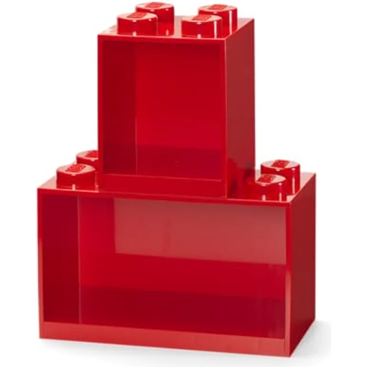Room Copenhagen LEGO Wandregal Set, rot – Bild 2