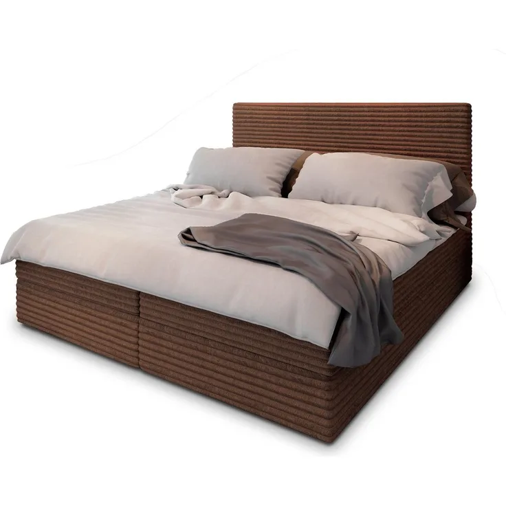 Masseno Boxbett PISA 140x200 cm mit Bonell Matratze und Topper
