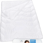 Third of Life 4-Jahreszeiten Bettdecke 135x200 Blanco, Flauschige Ganzjahresdecke, Ideal für Winter & Sommer, Ideal für Allergiker, Feuchtigkeitsregulierend & atmungsaktiv, Blanket 135 x 200 cm