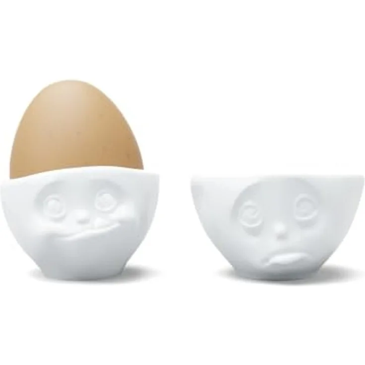 FiftyEight Products Eierbecher 2er-Set Och Bitte / lecker