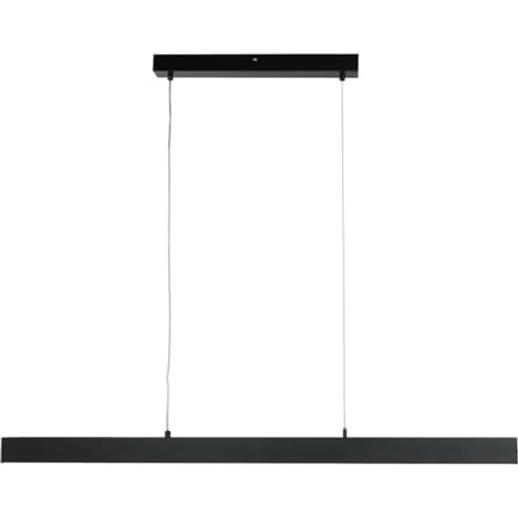 Licht-Erlebnisse Radlin, LED Hängelampe 100 cm lang, Schwarz, dimmbar, 2700 K warmweiß, modern, höhenverstellbar für Esszimmer – Bild 2