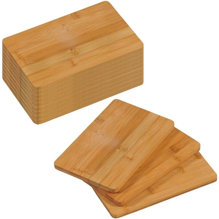 15 Stück Frühstücksbrettchen, Bambus - 22 x 14cm – Bild 4