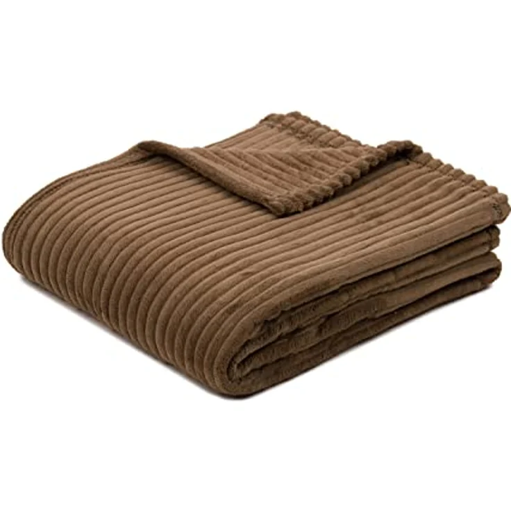 Wohndecke WESTWOOD, Wohndecke, Taupe, 150 x 200 cm, Gözze – Bild 5