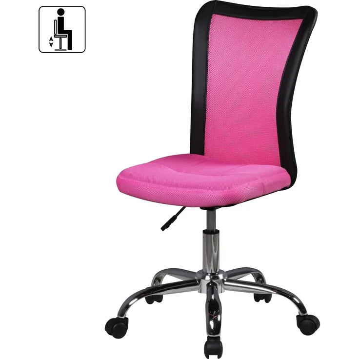 Amstyle 'Lukas' Jugenddrehstuhl pink – Bild 4