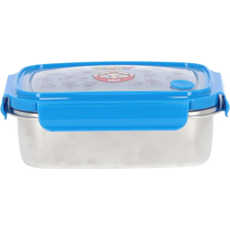 Super Mario Aluminium Brotdose für Kinder Lunchbox für Schule und Freizeit – Bild 4