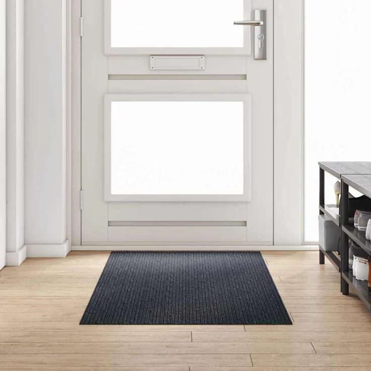 vidaXL Teppichläufer Anthrazit 80 x 200 cm Stoff 42011422 – Bild 1