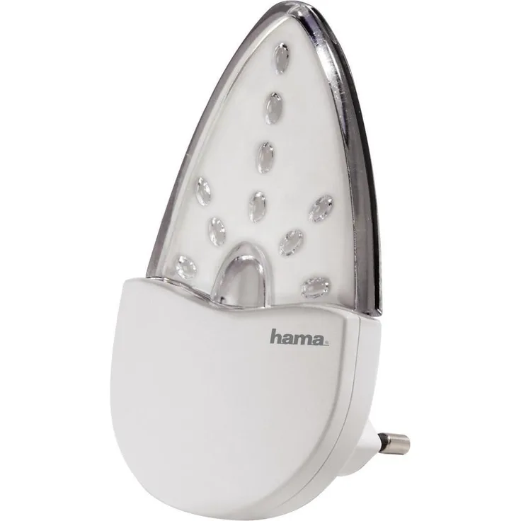Hama \"Bernstein\" LED Nachtlicht für Kinderzimmer und Schlafzimmer (stromsparend, nur 0,2 W, Orientierungslicht für Gang und Keller, Stimmungslicht, Nachtlampe, Eurostecker)