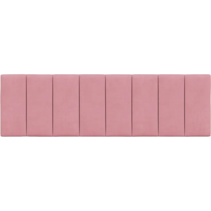 vidaXL Kopfteil-Kissen Rosa 160 cm Samt 374680 – Bild 5