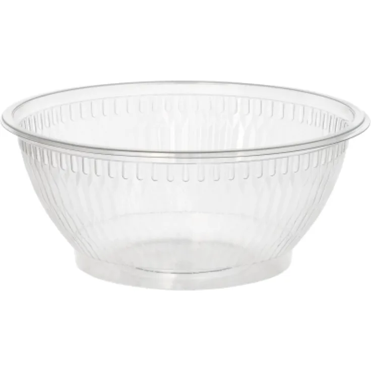 50 Salatschalen, R-PET rund 1 l Ø 18 cm · 7,5 cm glasklar