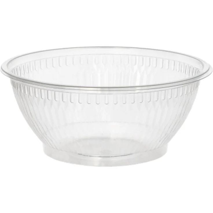 50 Salatschalen, R-PET rund 1 l Ø 18 cm · 7,5 cm glasklar