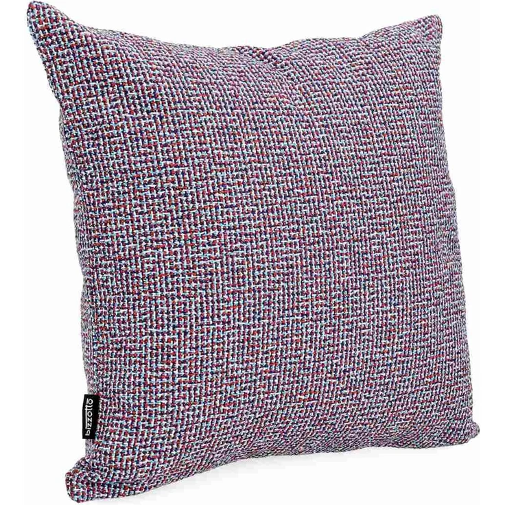 Outdoor Kissen Dilana aus Olefin-Stoff, wasserabweisend, 2er-Set, 50x50 cm, Blau