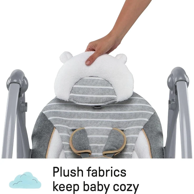 Ingenuity Tragbare Babyschaukel Swing'n'Go Bella Teddy – Bild 7