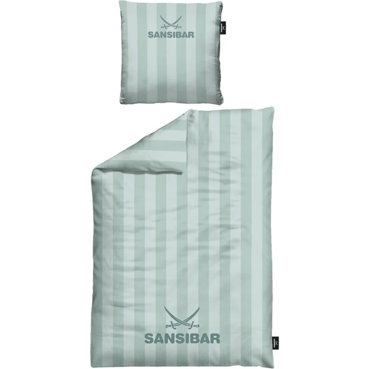 Sansibar Sylt Bettwäsche Sansibar Bettwäsche “Modern Stripe” 100% Baumwolle, Baumwolle, 2 teilig, edel und hochwertig, weich, hautfreundlich, pflegeleicht – Bild 1