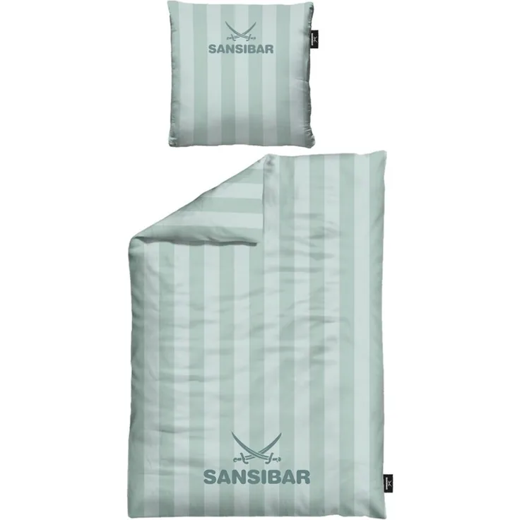 Sansibar Sylt Bettwäsche Sansibar Bettwäsche “Modern Stripe” 100% Baumwolle, Baumwolle, 2 teilig, edel und hochwertig, weich, hautfreundlich, pflegeleicht