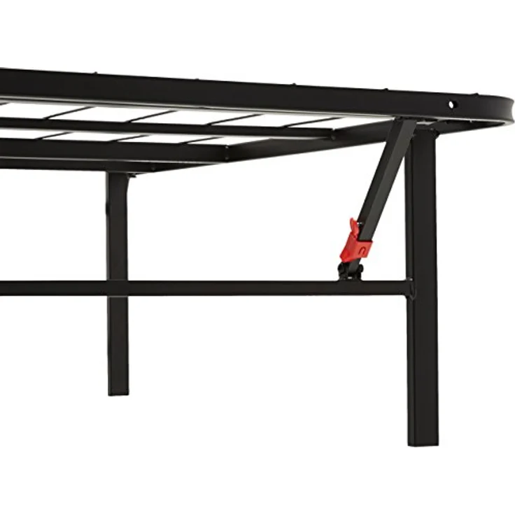 Amazon Basics Klappbares Plattform-Bettgestell, kein Werkzeug für Montage erforderlich, Unterbettaufbewahrung, 90x200 cm – Bild 4