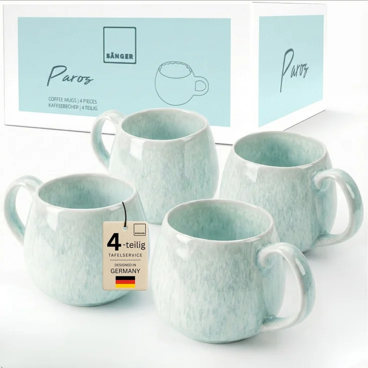 SÄNGER Kaffeebecher 4 teilig Paros – Bild 1