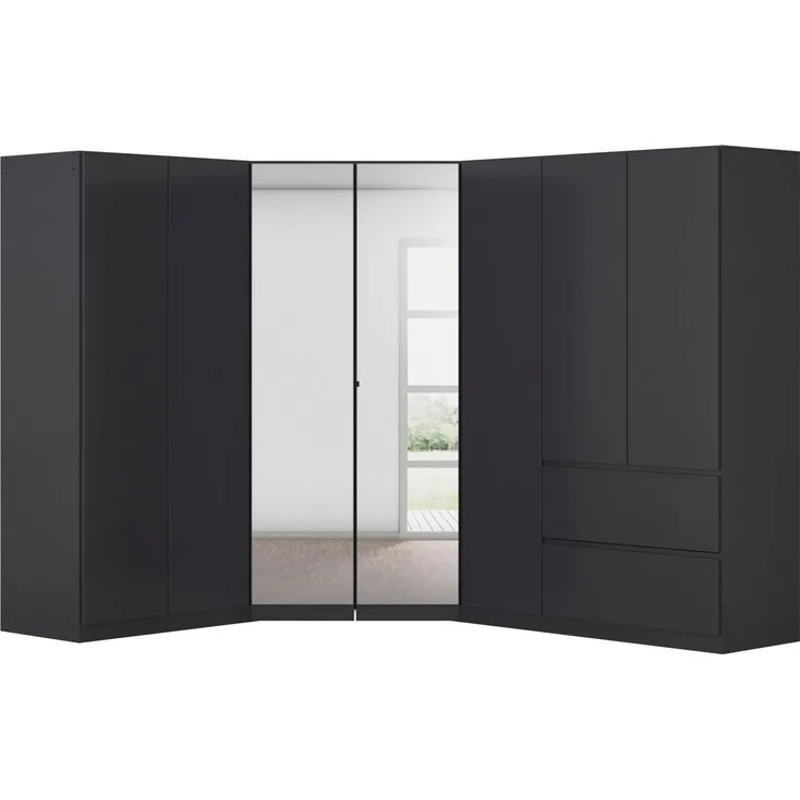 rauch Schrank-Set Kleiderschrank Schrank Garderobe Wäscheschrank COSTA Größe 208x253 cm, (Set, 3-St, in 3 Ausstattungen BASIC/CLASSIC/PREMIUM), viel Platz, grifflose Front und Push-to-Open Funktion MADE IN GERMANY