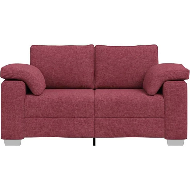 vidaXL Zweisitzer-Sofa Weinrot 160 cm Stoff 4105220 – Bild 5