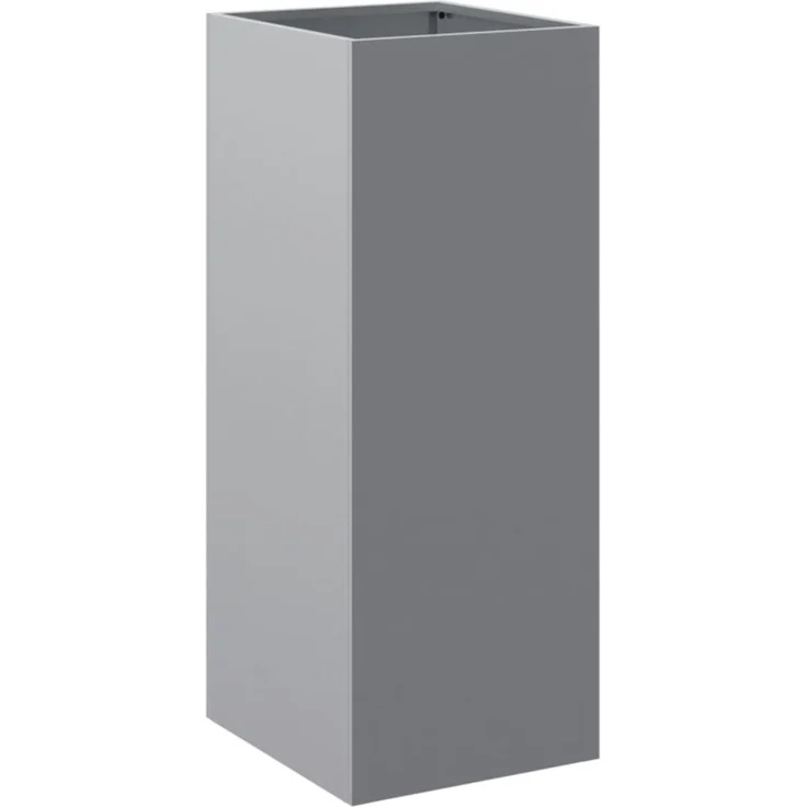 vidaXL Pflanzkübel Silbern 32x29x75 cm Verzinkter Stahl 841576 – Bild 5