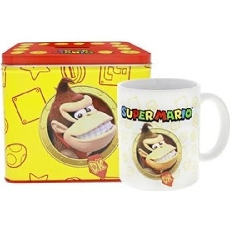 Nintendo Donkey Kong Von Super Mario Tasse Cup Becher mit Spardose Münzbox 9x13x11cm – Bild 6