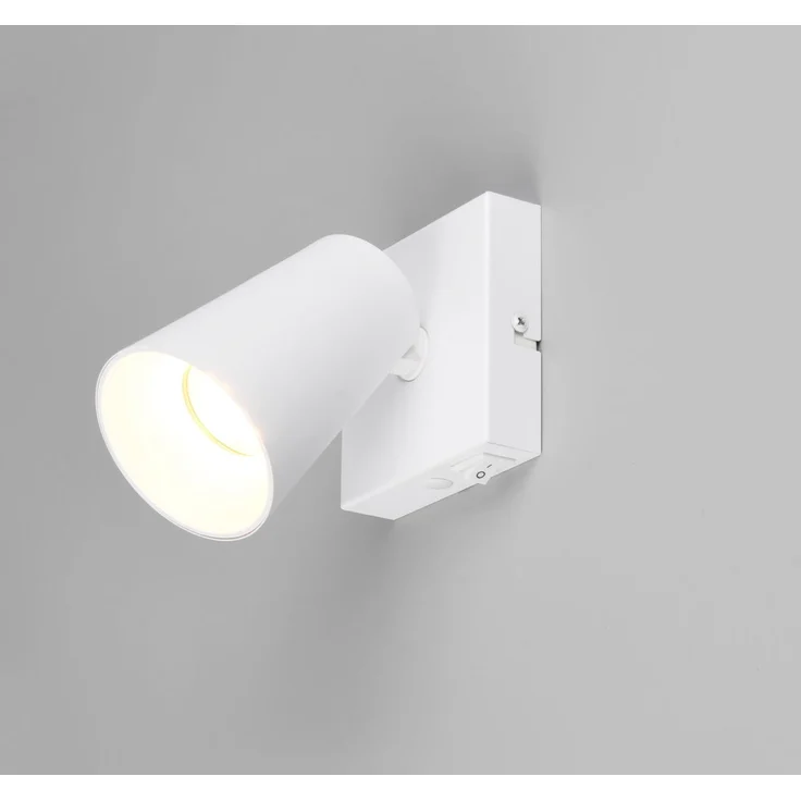 LED Wandstrahler Weiß Gold mit Schalter, Breite 10cm – Bild 7