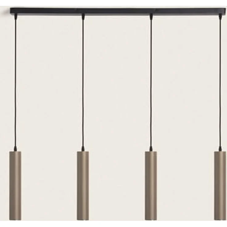 LEDKIA LIGHTING Pendelleuchte Aritz, Aluminium 4 Strahler in Bronze, GU10 kompatibel, 120 cm Höhenverstellung – Bild 3