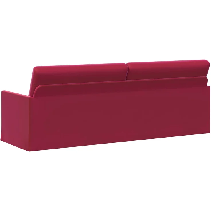 vidaXL 3-Sitzer Sofa Weinrot 220 x 81 x 82 cm Samt (V) 42041158 – Bild 4