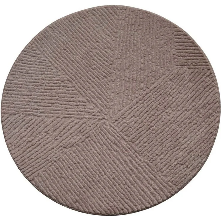 TaraCarpet Teppich TaraCarpet Homestyle 389 Fresco, rechteckig, Höhe: 10 mm, Fresco hoch-tief weich waschbar taupe 50x80 – Bild 3