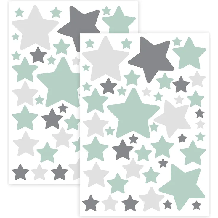 WANDKIND Wandtattoo Sternen Set 94 Stück V281
