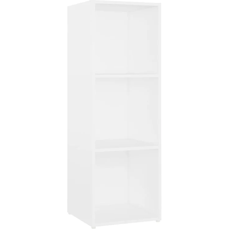 3 pcs TV-Schrank, Fernsehschrank Weiß 107x35x37 cm Holzwerkstoff – Bild 6