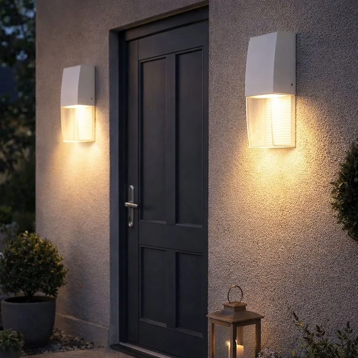 LED Wandleuchte, Höhe 25 cm, weiß, SERVOI – Bild 3