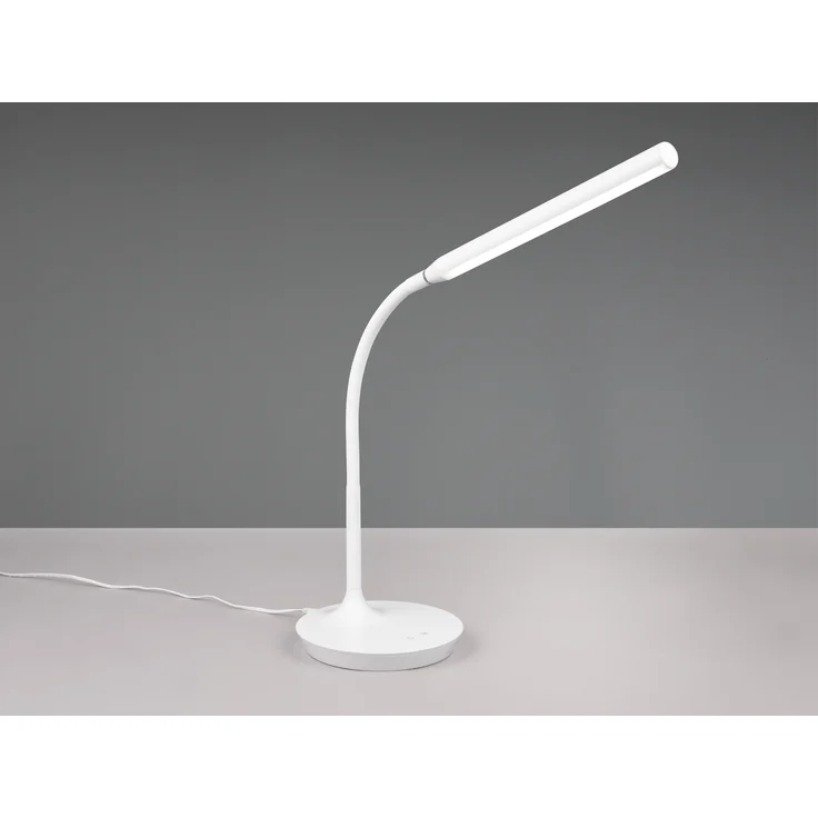 LED Schreibtischleuchte TORO Weiß, dimmbar & Lichtfarbe einstellbar, Höhe 38cm – Bild 4