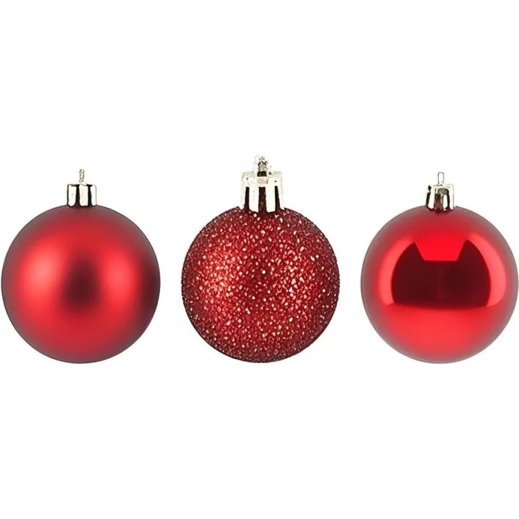 Relaxdays Weihnachtskugeln im 50er Set – Bild 6