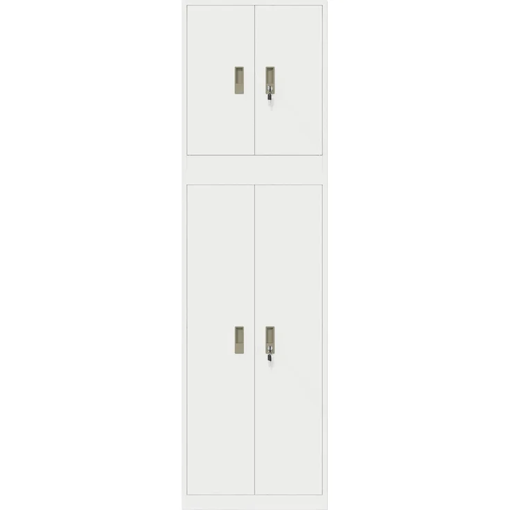 vidaXL Aufbewahrungsschrank 2 stk. 60 x 40 x 210 cm Stahl Abschließbar 3438764 – Bild 8