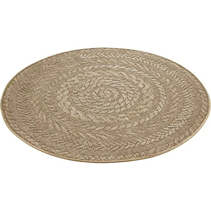 HANSE Home Teppich Almendro, rund, Höhe: 6 mm, Sisal Optik, Robust, Pflegeleicht, Flachgewebe – Bild 8