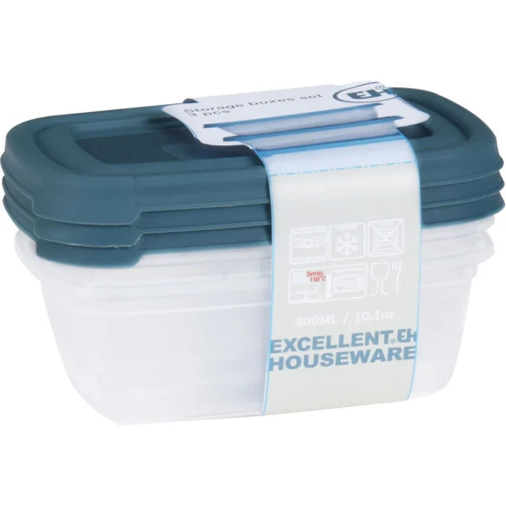 36x 3er Set Vorratsdosenset 300ml Küche Boxen Lebensmittel 108 Stück – Bild 4
