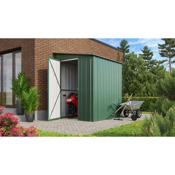 Globel Gerätehaus "Wand-Zierde LeanTo" 56, jade
