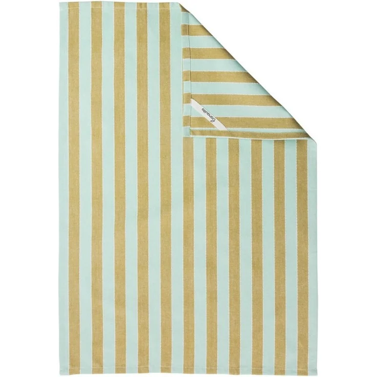 Tranquillo Geschirrtuch aus Bio-Baumwolle Vivid Lines 70x50 cm bunt gestreift Aufhängeschlaufe, Tuch aus GOTS-zertifizierter Biobaumwolle, saugfähig – Bild 3