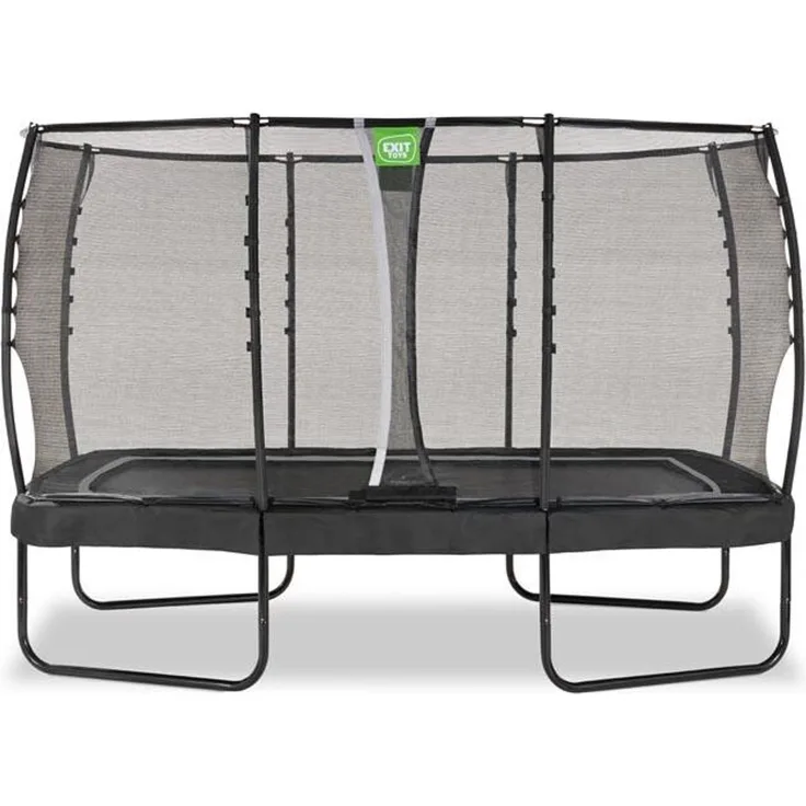 EXIT Trampolin Allure Premium 214x366 cm schwarz + Premium Netz