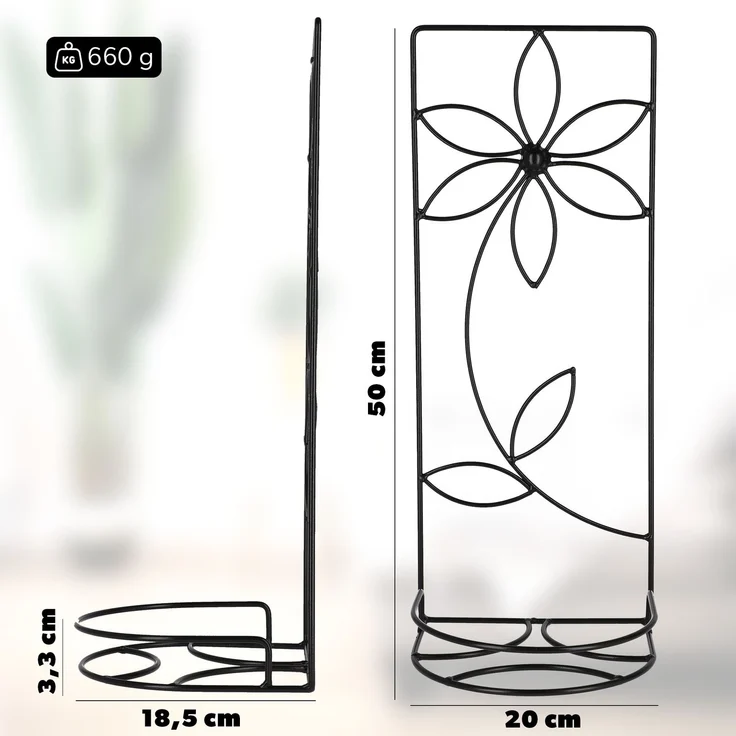 KADAX Blumentopfständer, Metall, hängend, 50 cm – Bild 2