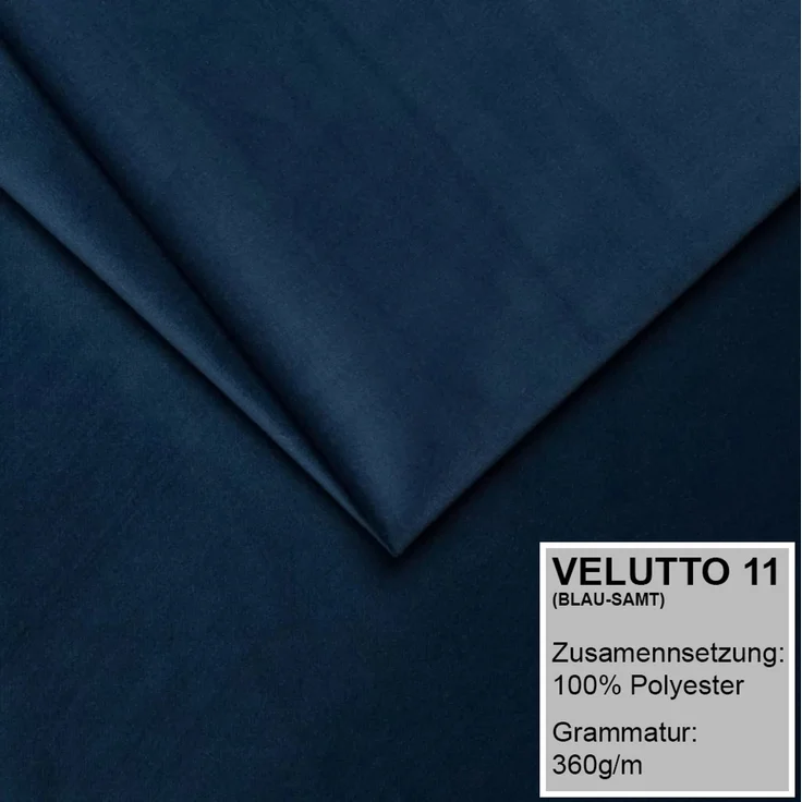 Polsterbett MAROKO 120x200 ohne Matratze mit Bettkasten und Lattenrost. Farbe: Blau 11 – Bild 4
