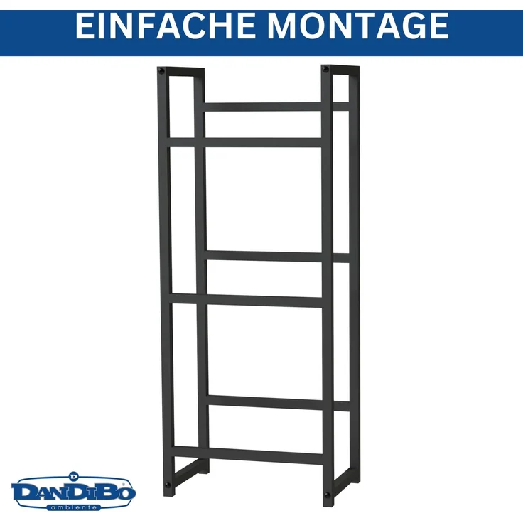 DanDiBo Getränkekistenregal 3 Kisten Schmal Metall Stehend 96599 Kistenregal Getränkekistenhalter 47 cm Getränkeregal – Bild 5