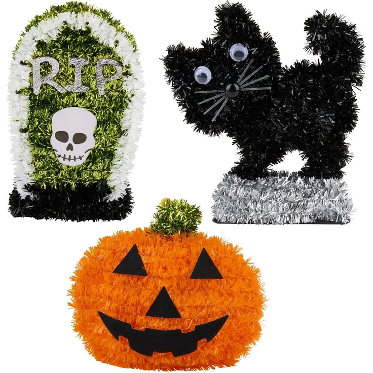 EDCO Halloween Figur kleiner Aufsteller HALLOWEEN - Diele & Esszimmer & Wohnzimmer & Kinderzimmer & Küche Figuren in Rot & orange